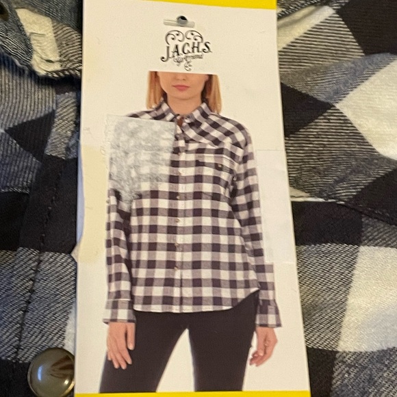 Jachs Girlfriend plaid shirt NWT - Picture 1 of 6